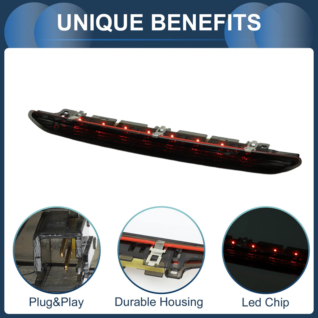 LED Third Brake Light for Seat Leon III (5F) (2013–2017) Black Housing