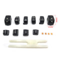 Hand Control Switch Housing Button Cap Cover for Harley Davidson Softail Dyna FLHTC (Electra Glide)