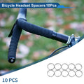 Bicycle Headset Spacers 1-1/8 in Aluminum 10mm for 28.6mm Fork (10 Pack)
