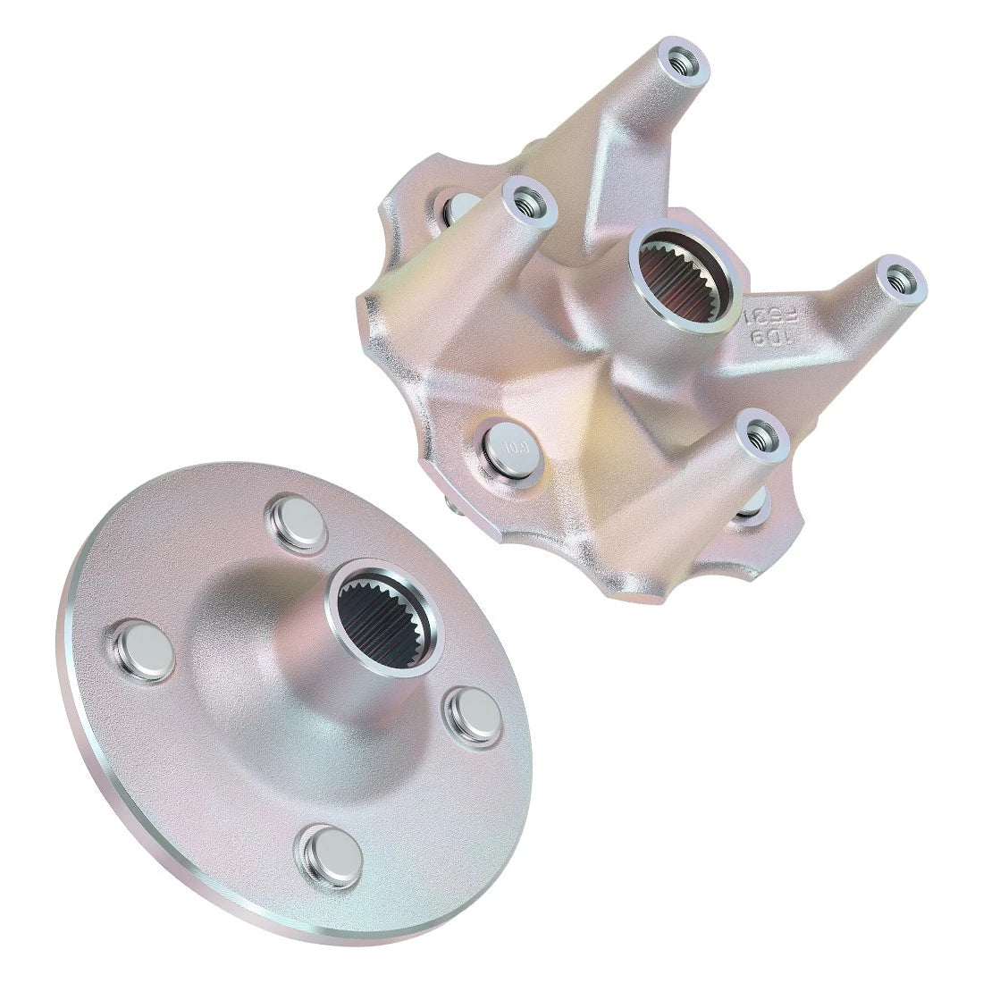 Set of 2 Rear Wheel Hubs for Yamaha Grizzly 400 4x4 YFM400FG (2007–2008)