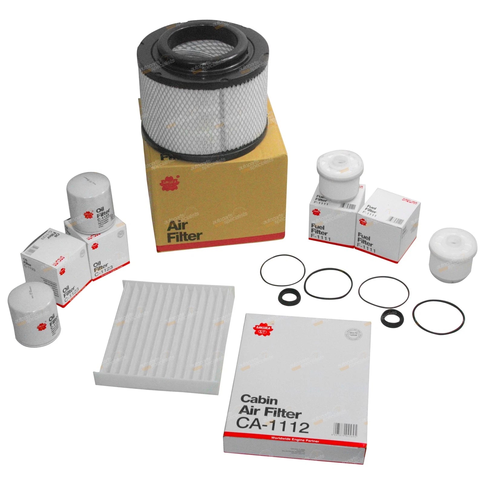 Filter Double Service Kit for Hilux KUN16 KUN26 1KD-FTV (2005–Present)