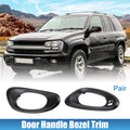Interior Door Handle Cover Trim Pair Front Left Right for Chevy Trailblazer (2002–2009)