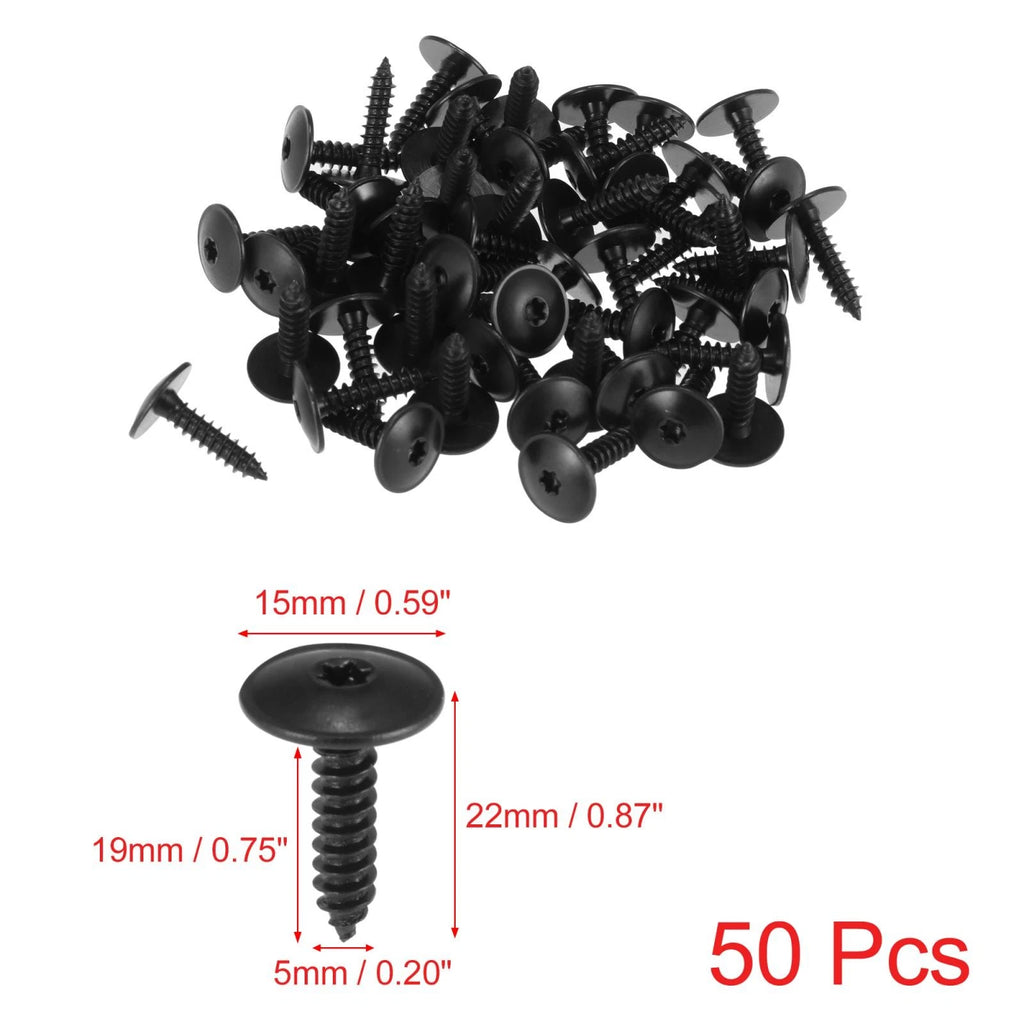 Fender Liner Tapping Screws 50 Pack for VW Audi (2005–2020)