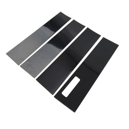 Pillar Post Door Window Cover Trim Kit for Ford F150 (2015–2022) Black