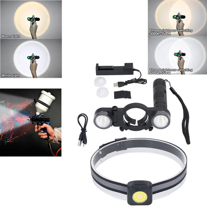 Adjustable LED Spray Painting Light for Airbrushes
