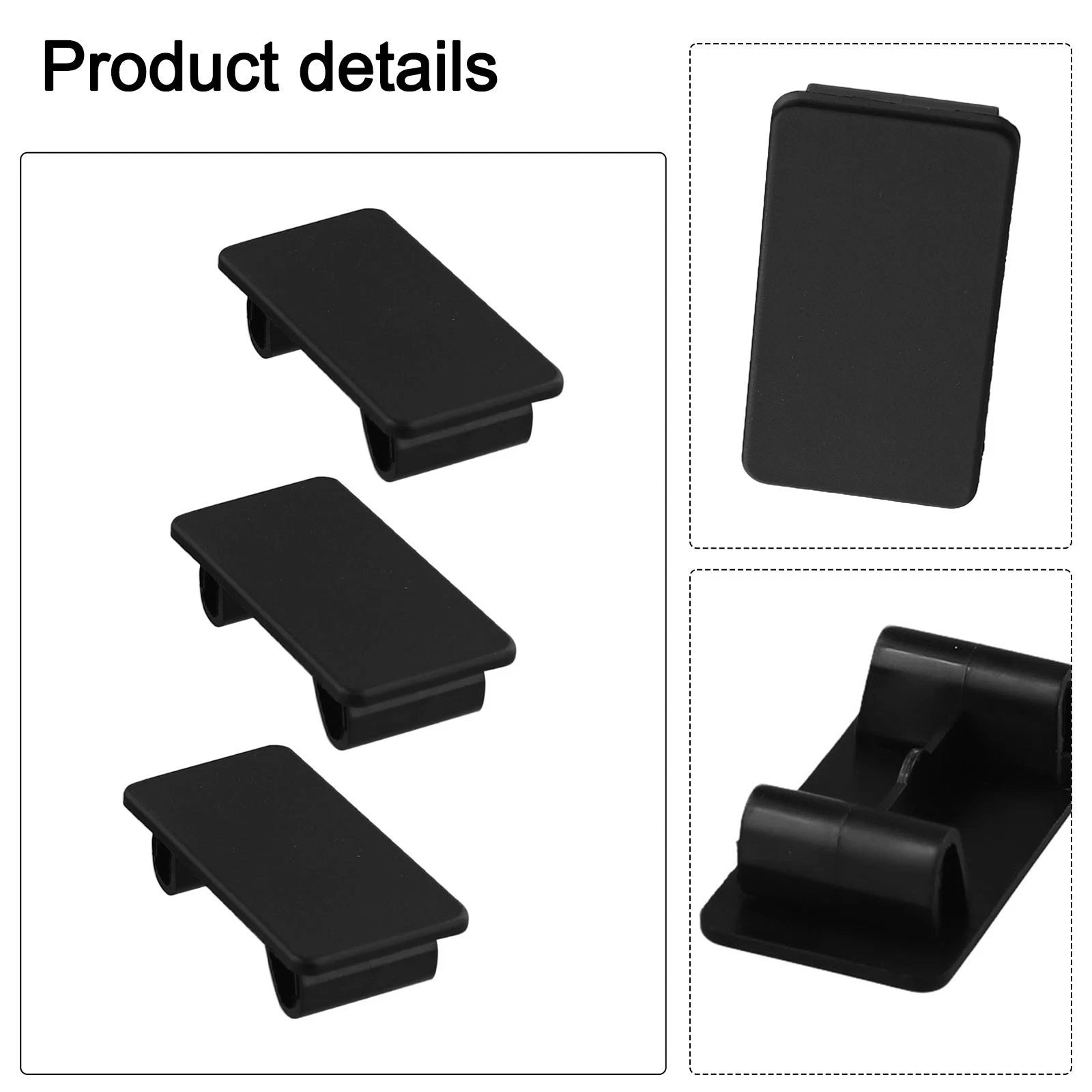 3pcs Standard Rocker Switch Plate Decal for Car Modifications