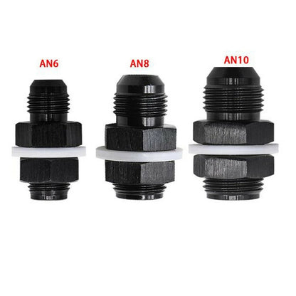 AN6 AN8 AN10 AN12 Flare Fuel Cell Bulkhead Fitting with Washer