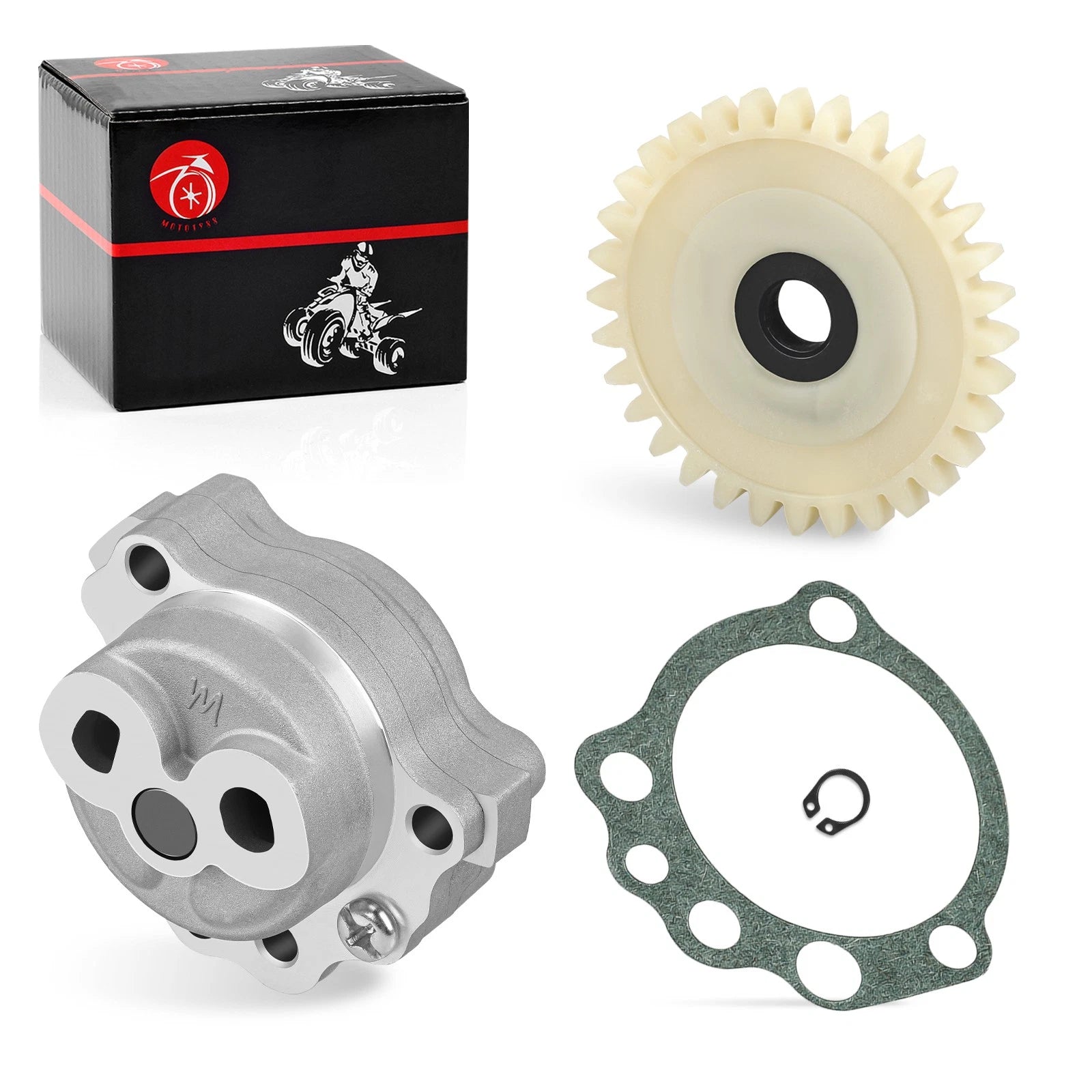 Oil Pump with Drive Gear Gasket for Yamaha Raptor 660R 700 700R (2001–2005)