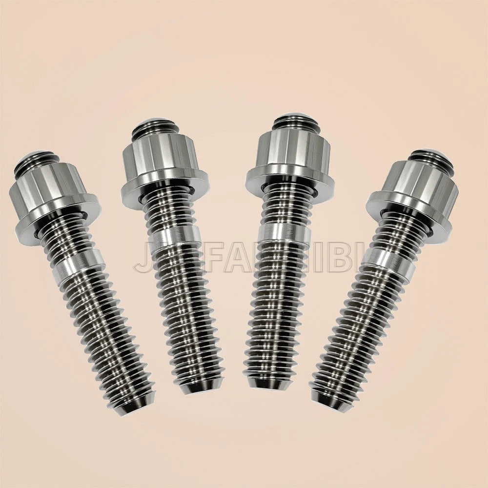 Titanium Exhaust Stud Nut Kit for Harley Softail Dyna Touring (2010–2023)