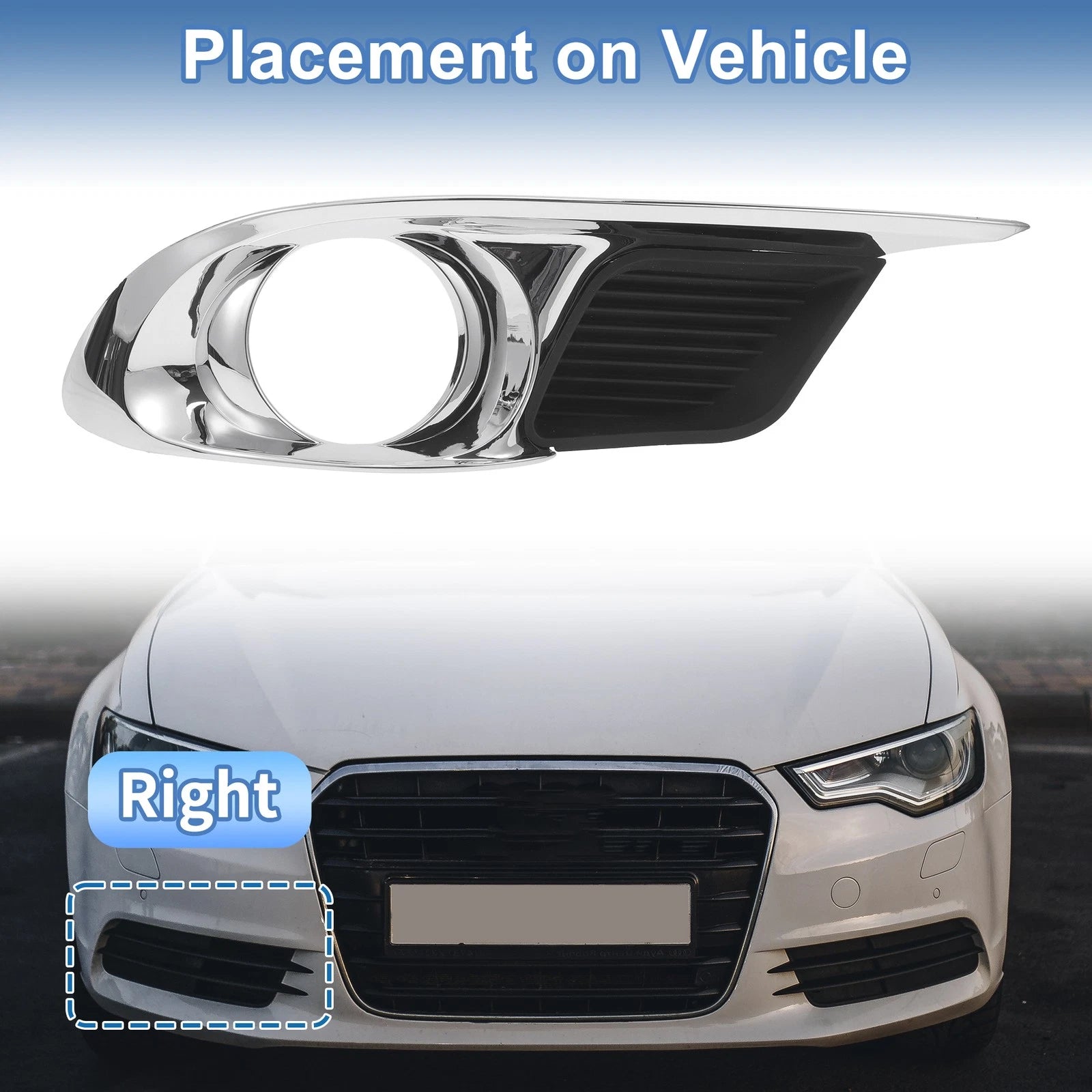 Front Right Fog Light Grill Replacement for Toyota Avalon (2011–2012)