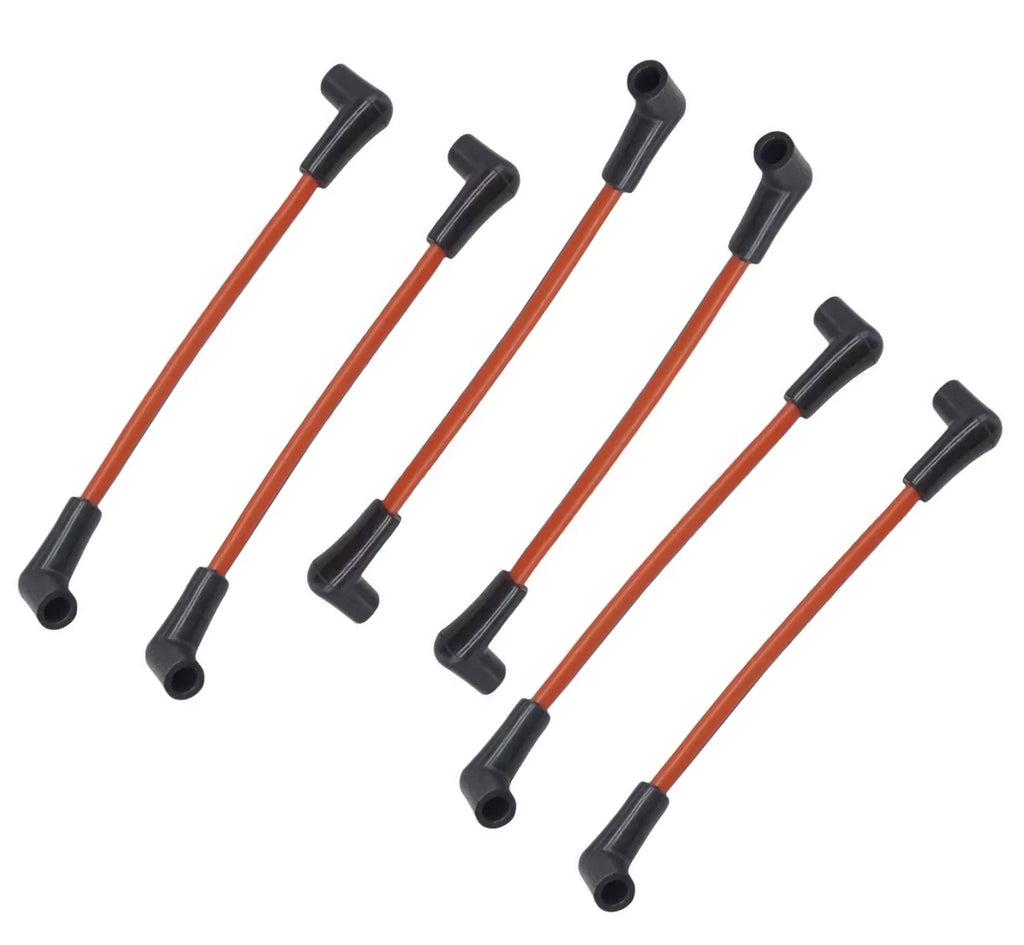 6Pcs Spark Plug Wire for Johnson Evinrude OMC V4 (80–140 Hp) 582365