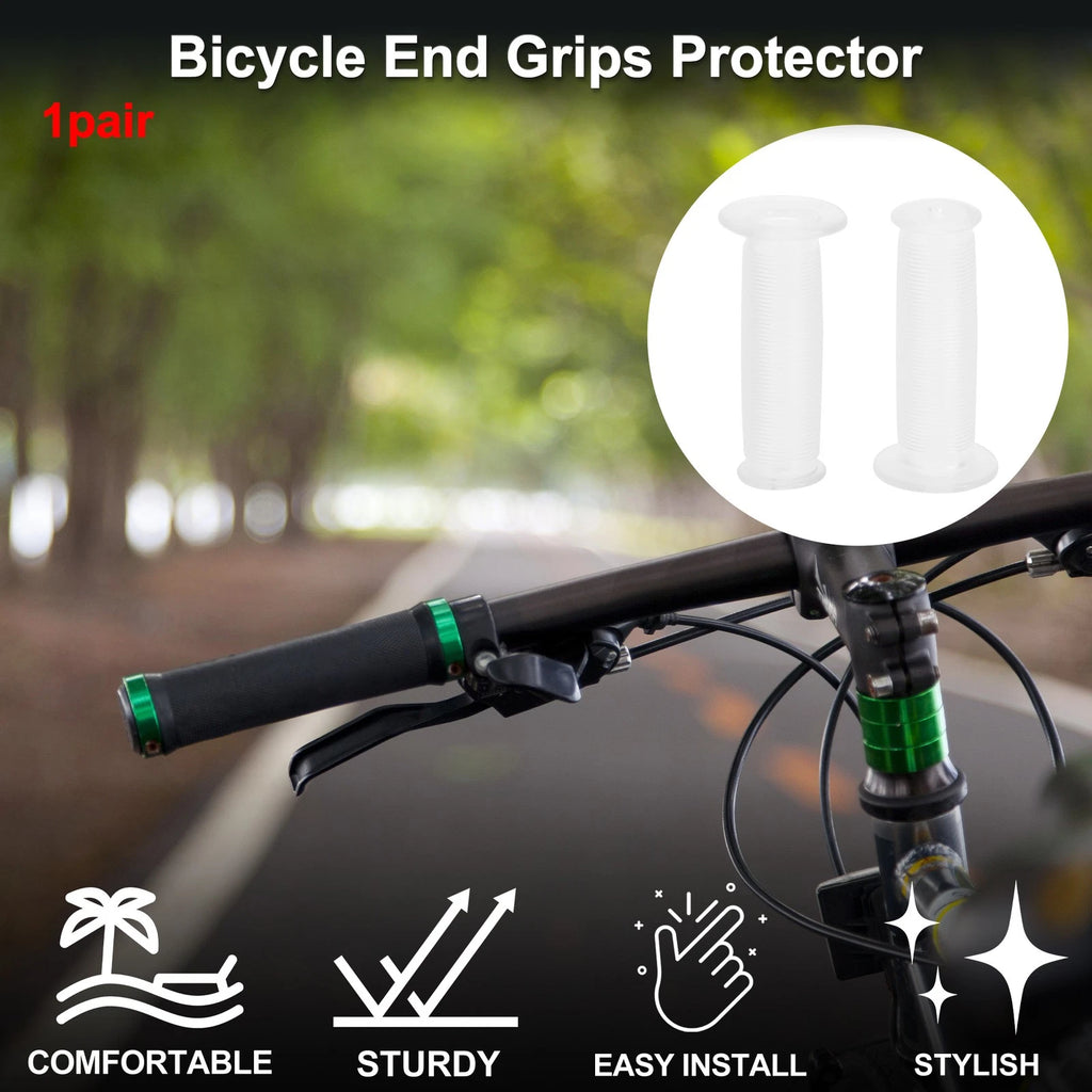 Handlebar Grips Protector 100mm Soft MTB End Grips for Bike 1 Pair (—)