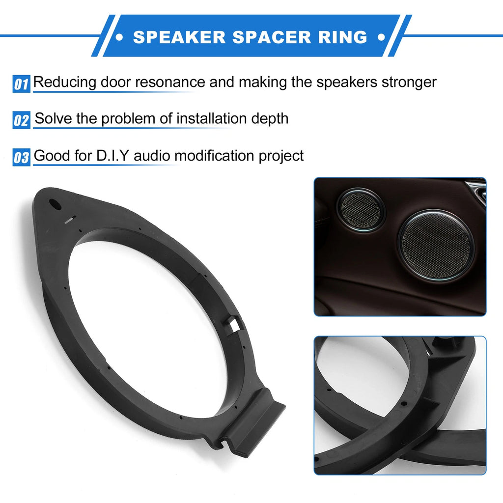 Tweeter Speaker Spacer Adapter for GMC Sierra 6.5 Inch (2 Set) (2014–2021)