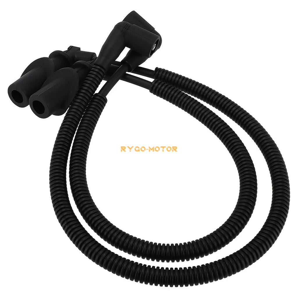2X Ignition Coil Spark Plug Cap & Wire for Polaris Sportsman 700 800 (2002–2009) 4012439