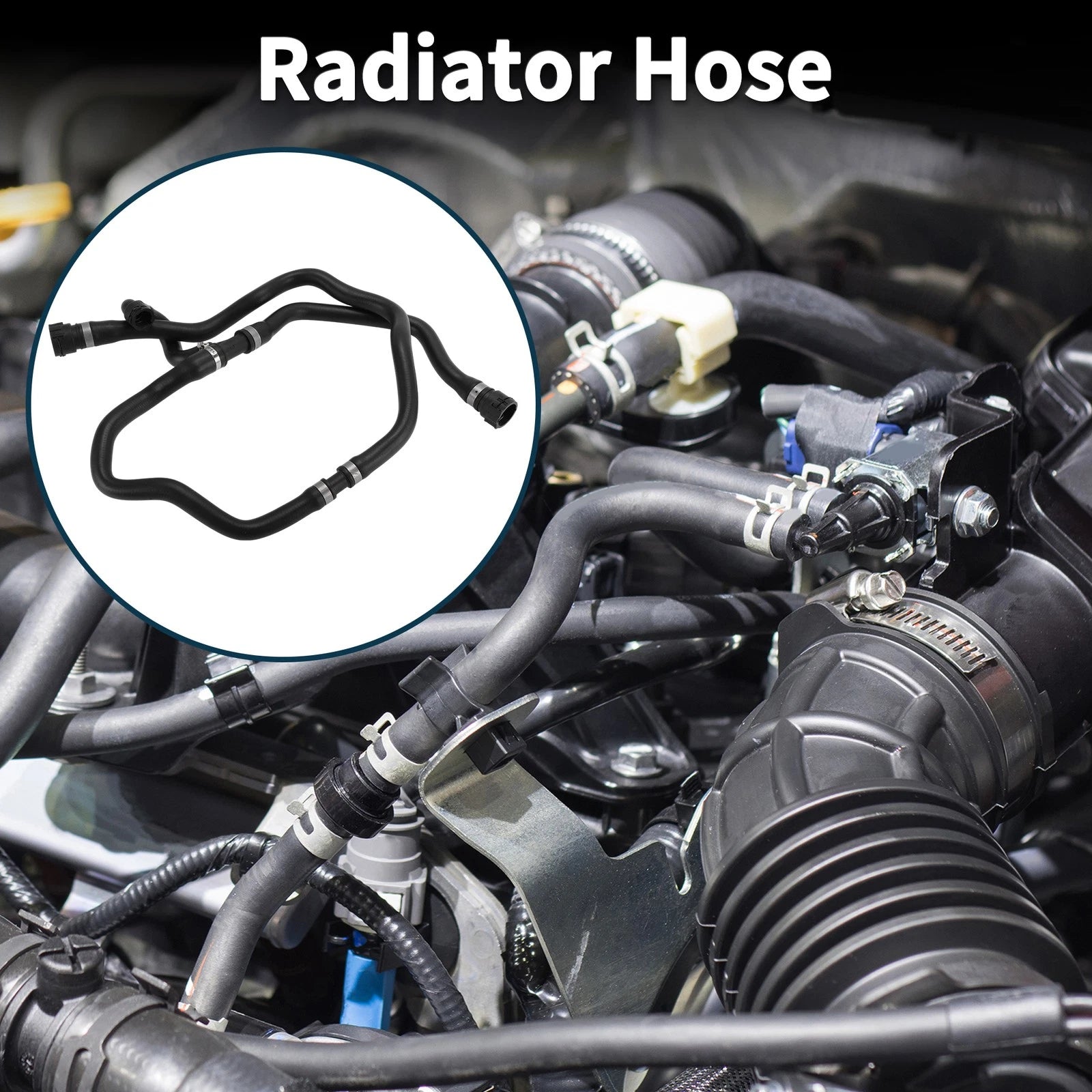 Radiator Hose Coolant Pipe Replacement for BMW 7 Series (2003–2008)
