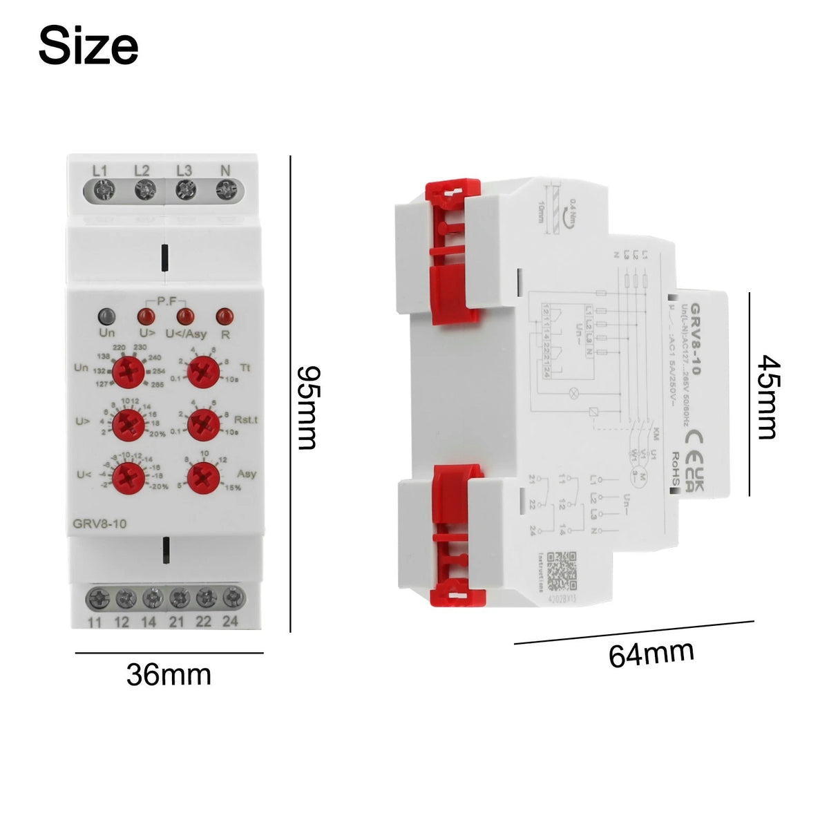 3 Phase Voltage Protection Device for Industrial Applications