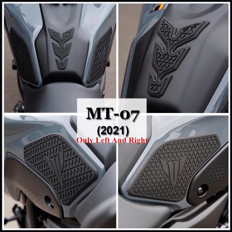 Side Fuel Tank Pads for Yamaha MT07 (2021–Present)
