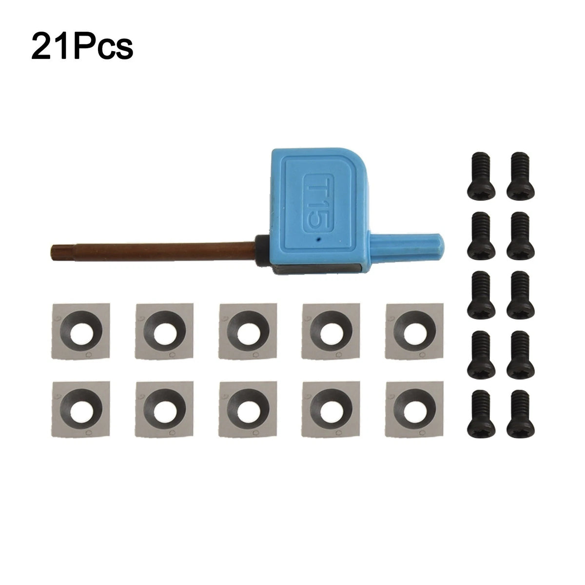 Pack of 10 Square Carbide Inserts for Various Applications