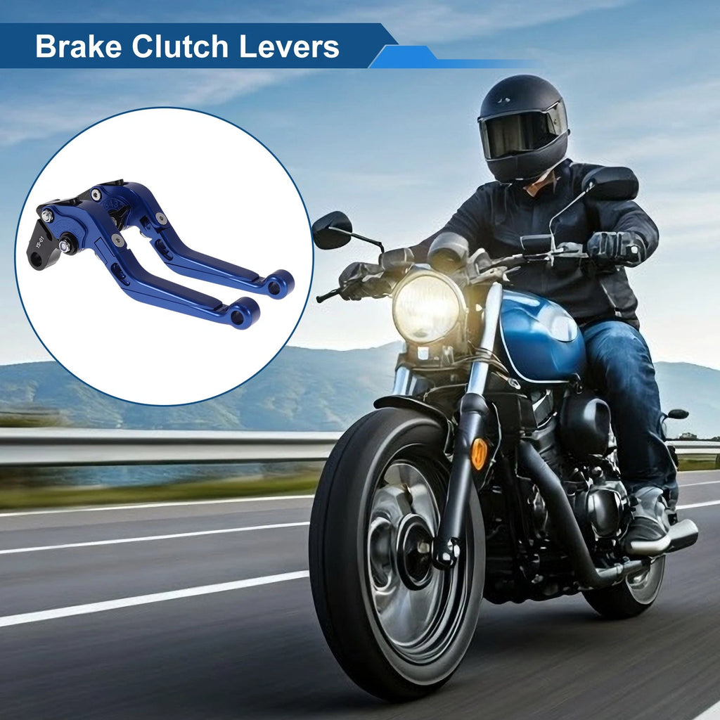 Adjustable Brake Clutch Levers for Honda X11 (1999–2002) Solid Blue