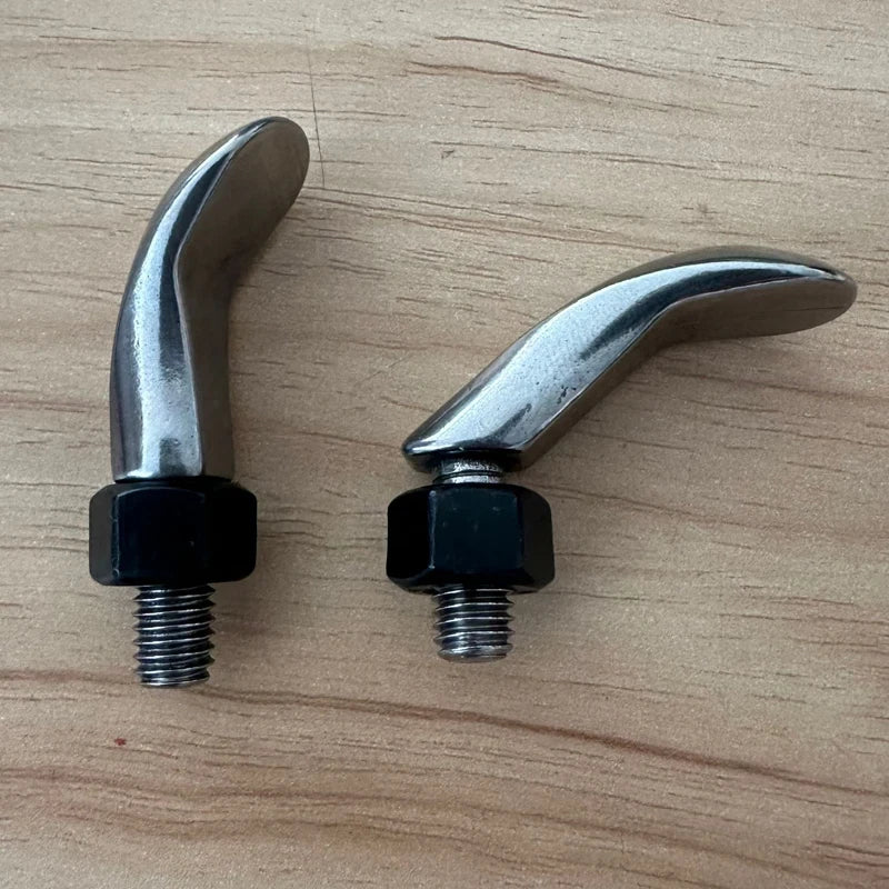 2x Push Rod Ends Tip Curved/Whale Tail Tips Paintless Dent Repair Tool M8 Thread