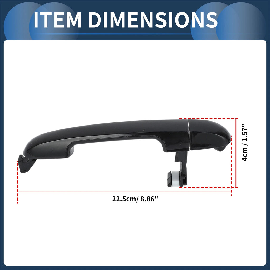Door Handles Front Left Right Replacement for Hyundai Accent GLS (2006–2011)