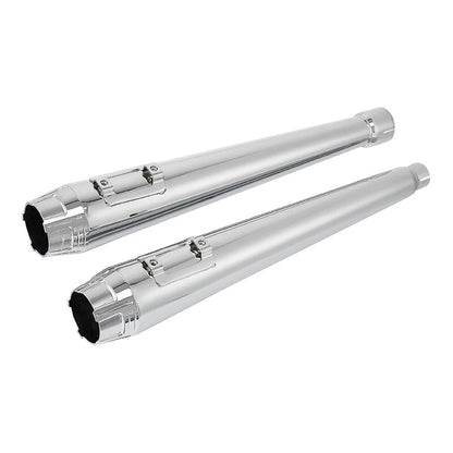 4" Slip On Megaphone Mufflers for Harley Road Street Glide (2017–2020)