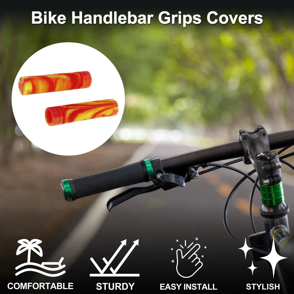 Bike Handlebar Grip Cover 125mm Soft End Protector for 1 Pair