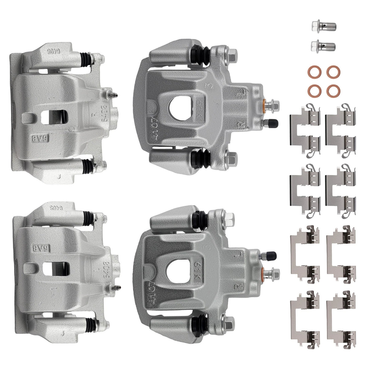 Front Rear Disc Brake Calipers for Lexus RX330 (2004–2006) RX350 (2007–2009) RX400h (2007–2008)