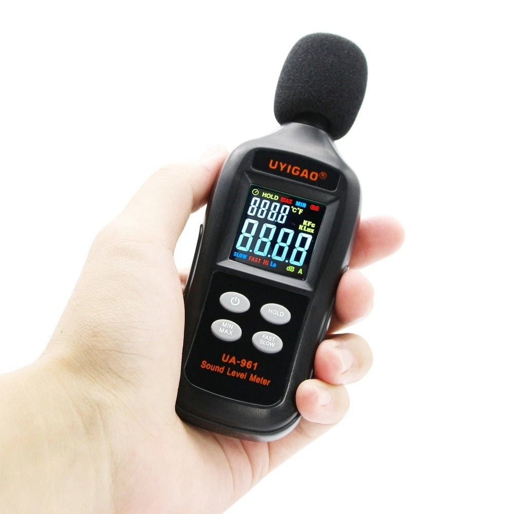 Color LCD Digital Sound Level Meter for Accurate Noise Detection