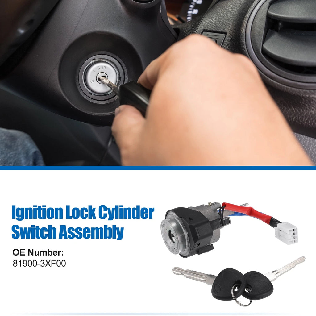 Ignition Lock Cylinder Switch Replacement for Hyundai Elantra (2011–2016)