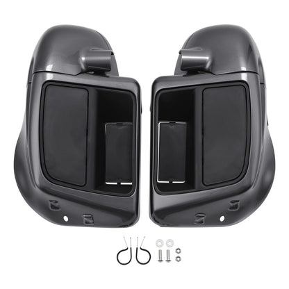 Lower Vented Fairings for Harley Street Glide (2014–2023) Gauntlet Gray Metallic