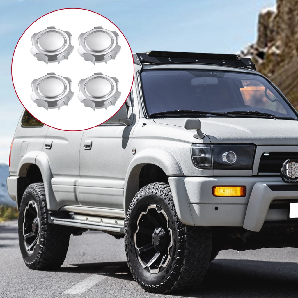 Wheel Hub Center Caps 4 Pcs Replacement for Toyota 4Runner (1996–2002)