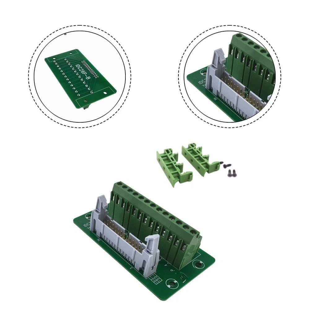 IDC 26 Pin Connector with Bracket for Electrical Devices (86mm x 51mm)