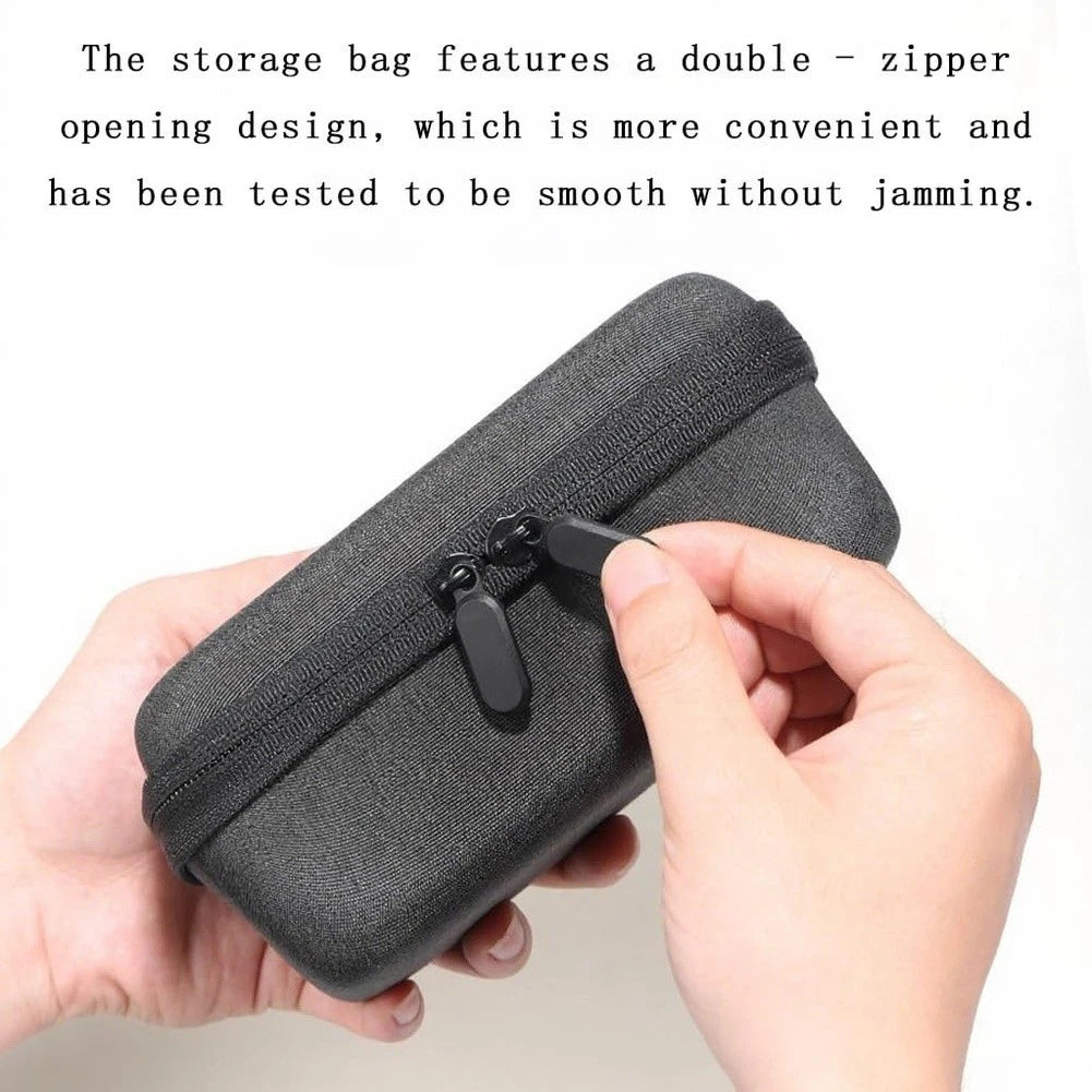 Black Polyester Pouch for Insta360 Camera (Portable Storage Bag)