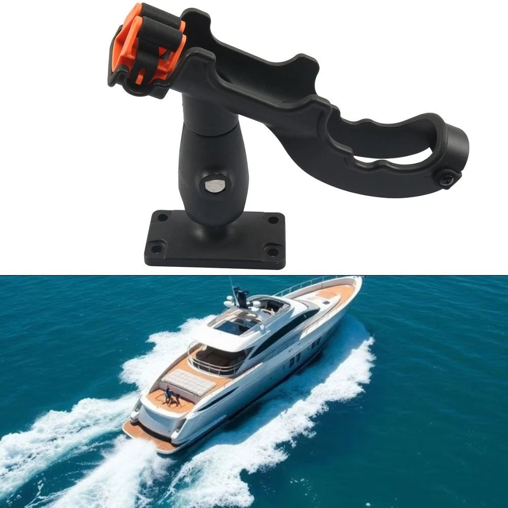 Adjustable Fishing Rod Support Bracket for Boat (360 Degree Rotating)
