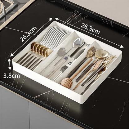 Expandable Utensils Tray for Organizing Household Items