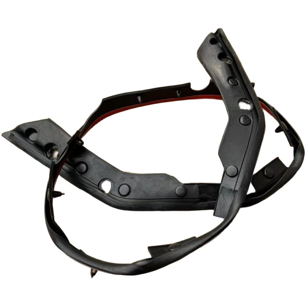 Front Hood Seal Gasket for Vehicle Maintenance (Grey, ABS Material)