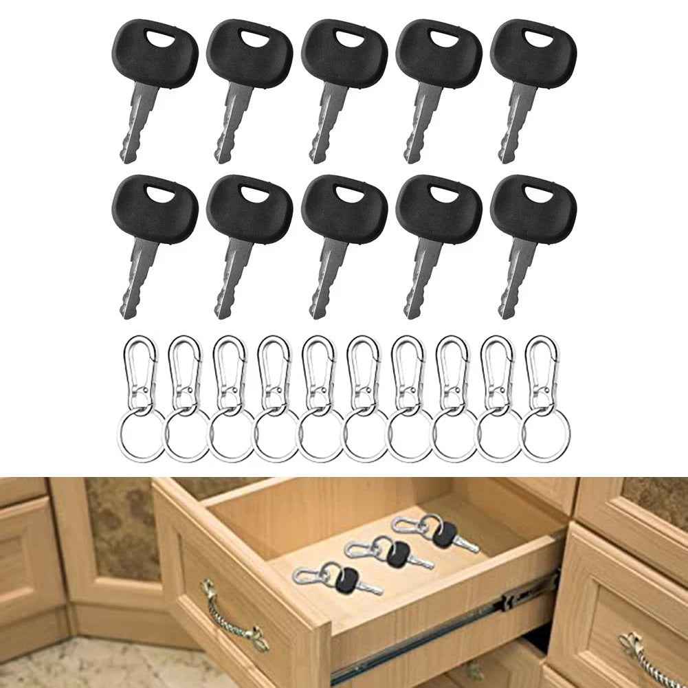 Set of 10 Ignition Keys for