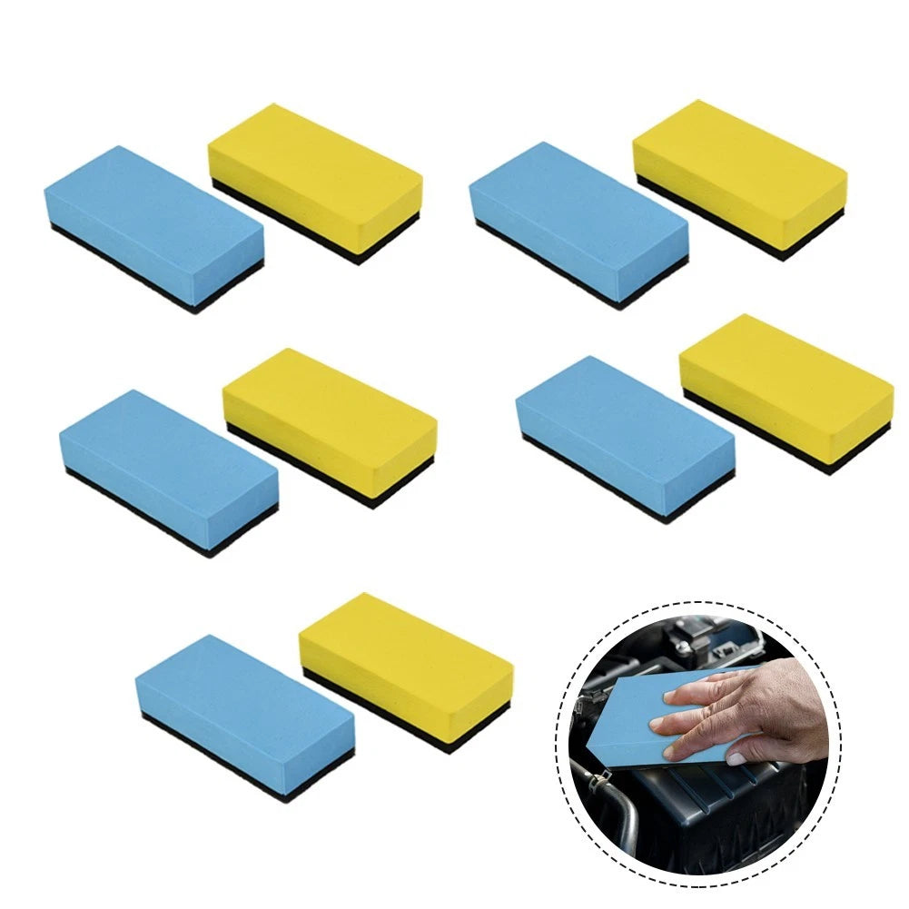 10Pcs Ceramic Coating Sponge Applicator for Car Polishing