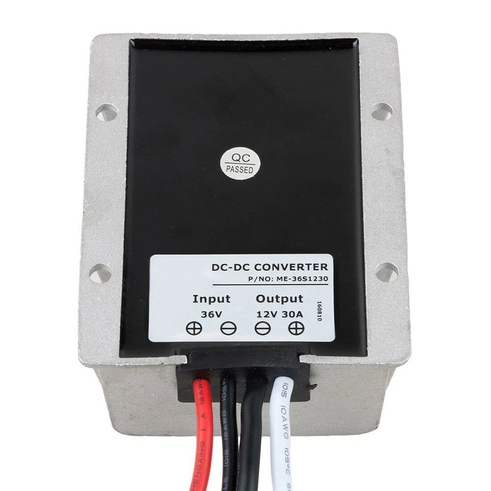 DC 36V to 12V Converter 30A 360W for Vehicle Systems (IP68 Waterproof)