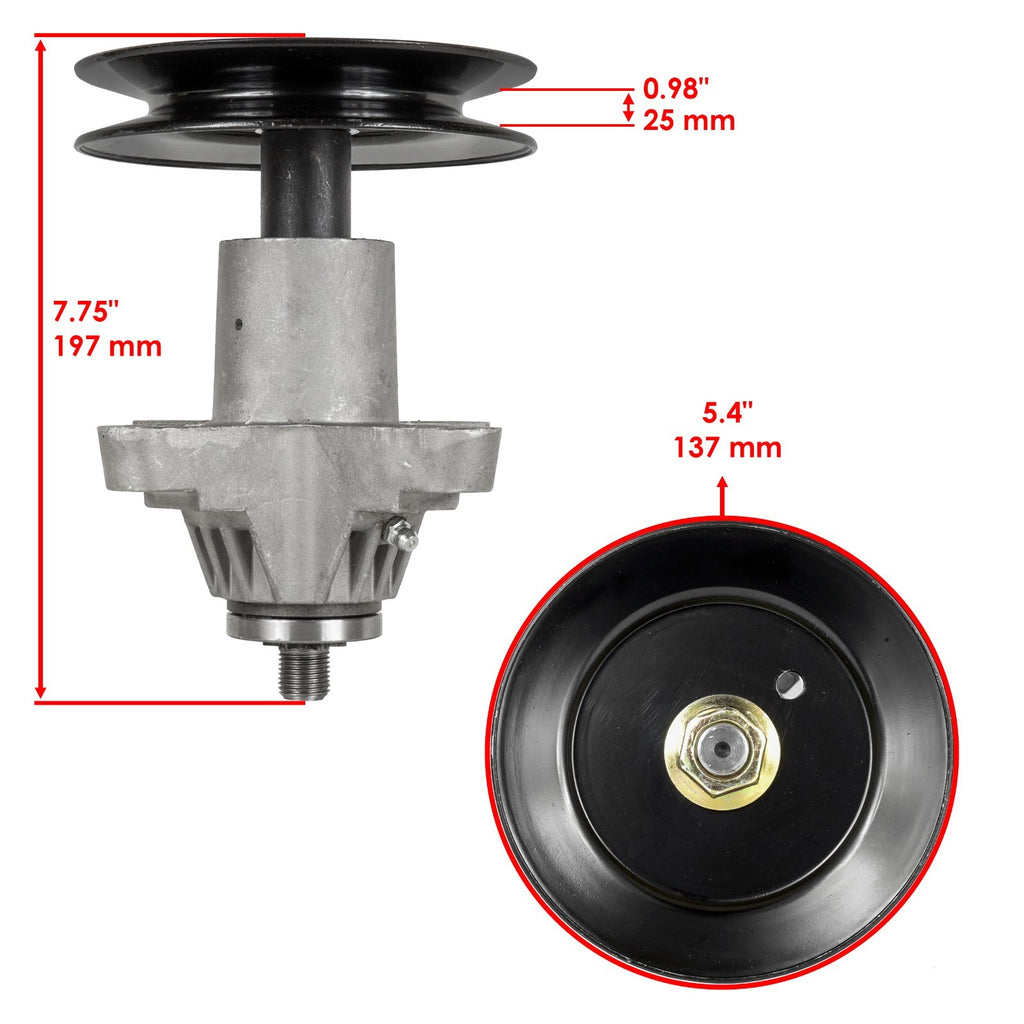 Deck Spindle and Blade Replacement for Cub Cadet RZT 54 (2012–2018)