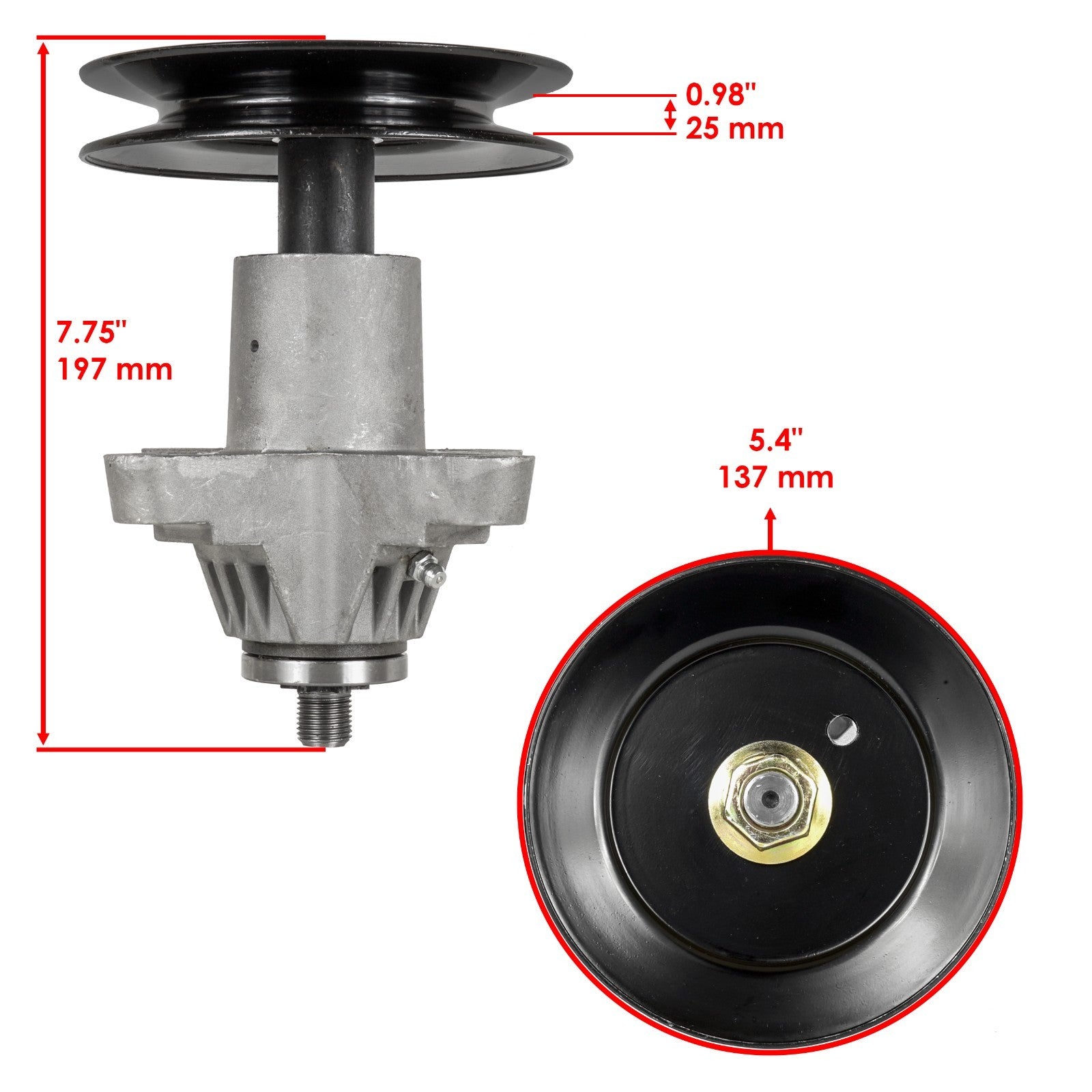 Deck Spindle and Blade Replacement for Cub Cadet RZT 54 (2012–2018)
