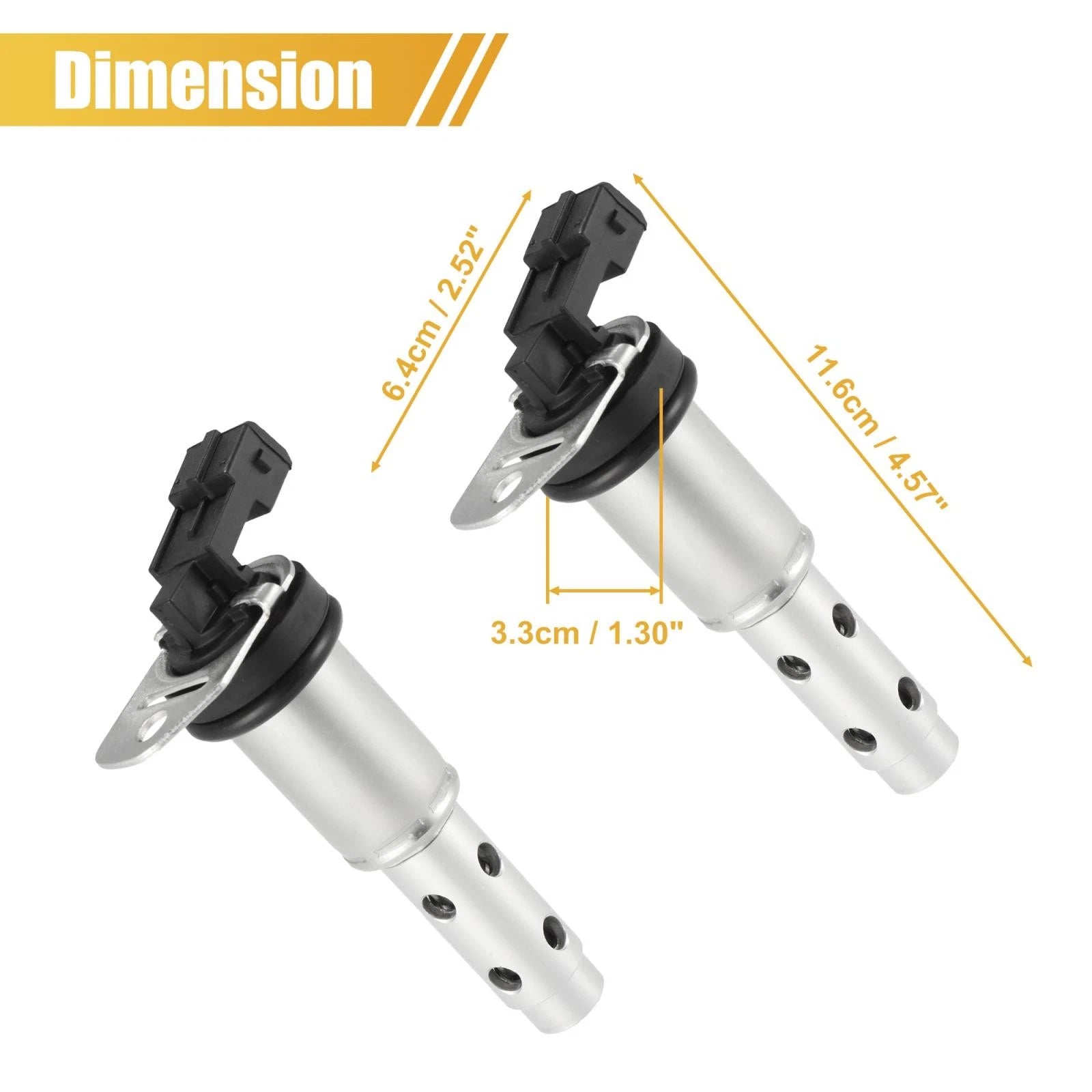 2pcs Engine Variable Valve Timing Control Solenoid for BMW Z4 3.0L (2009–2016)