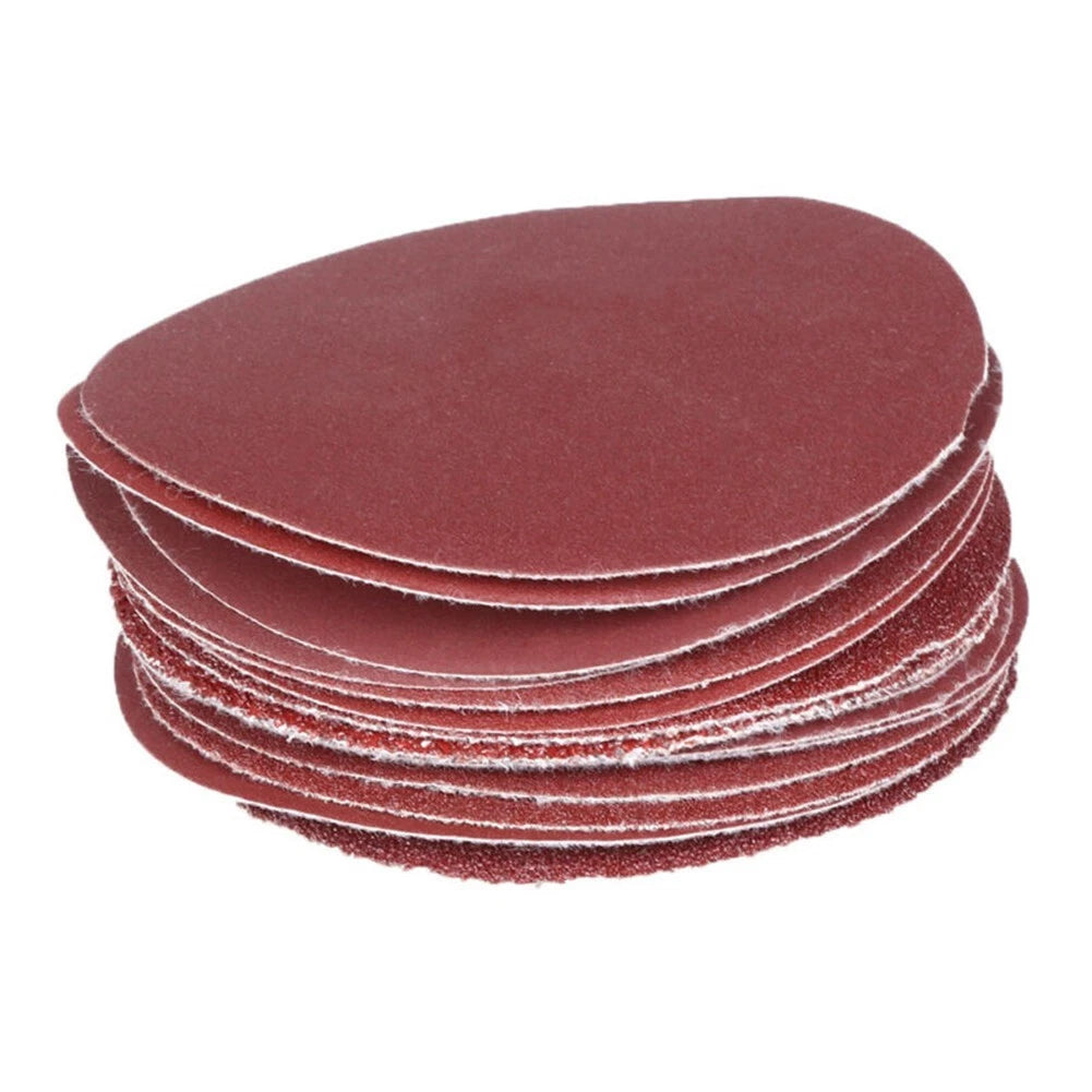 10pcs 5" Sandpaper Polishing Discs 40-2000 Grit Round Shape