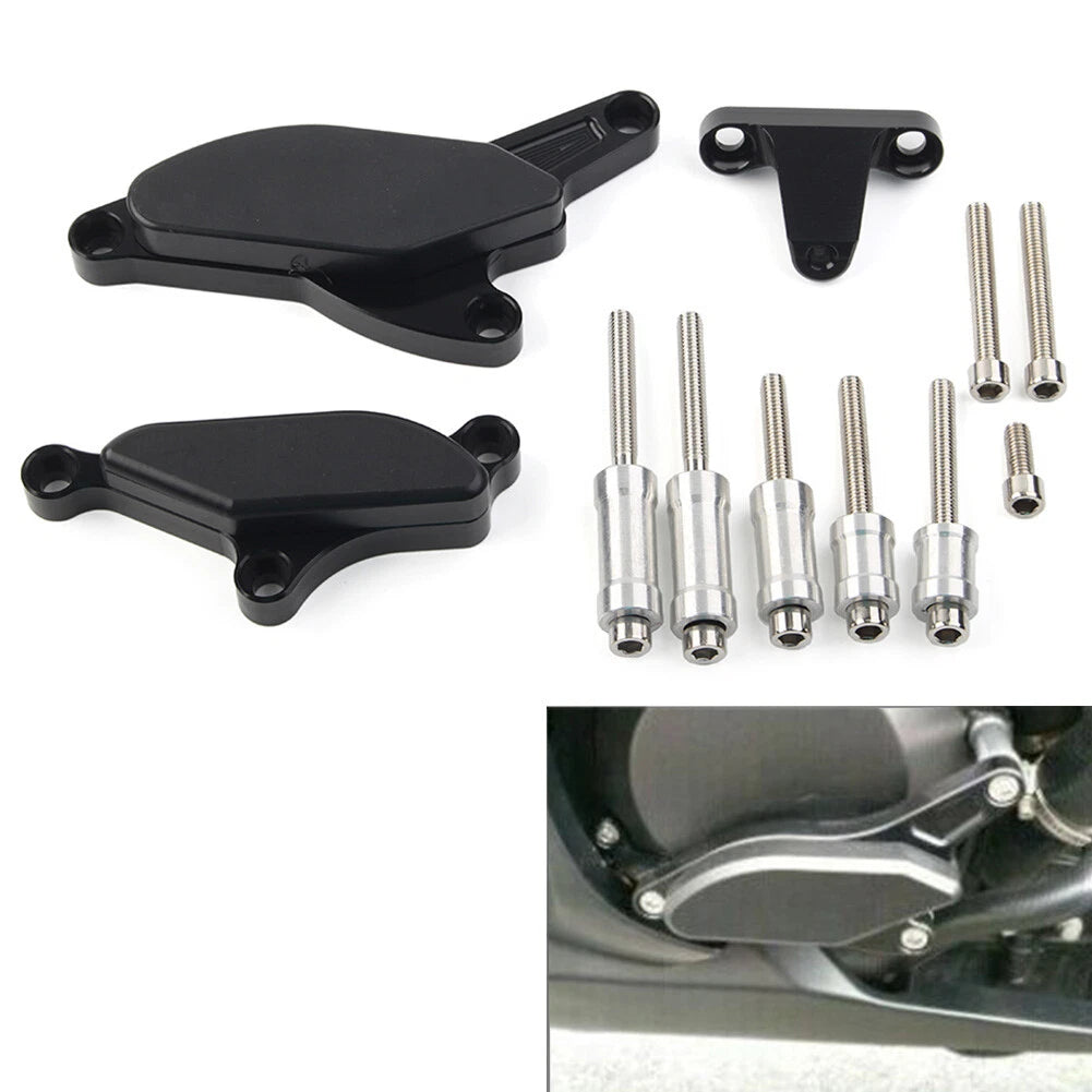 Engine Slider Frame Crash Protector Pads for Kawasaki Ninja ZX10R (2008–2010)