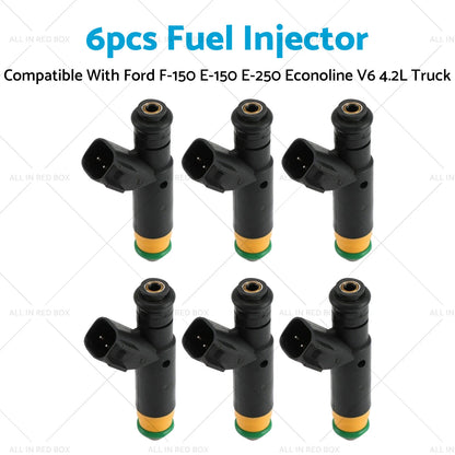6x Fuel Injector for Ford F-150 E-150 E-250 Econoline (1999–2003)
