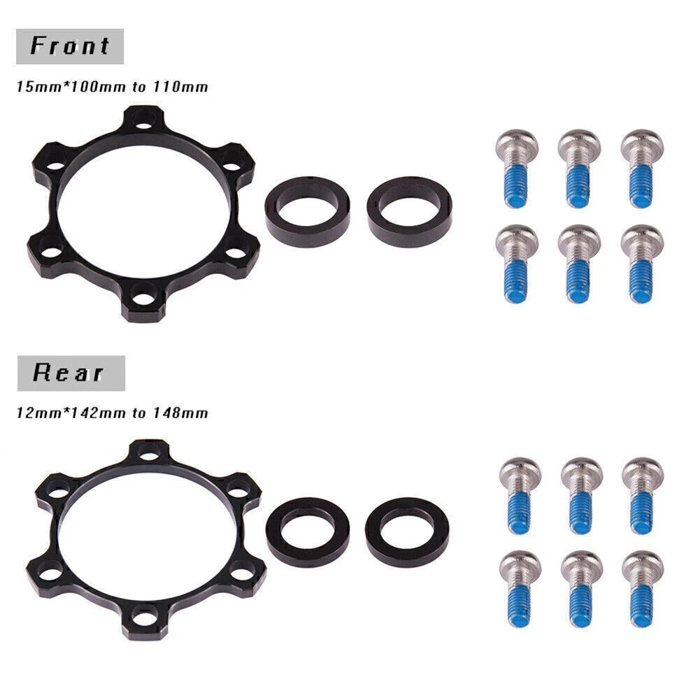 ZTTO Front Hub Adapter Boost Fork Conversion Kit Thru Axle 15mm x 100mm to 110mm