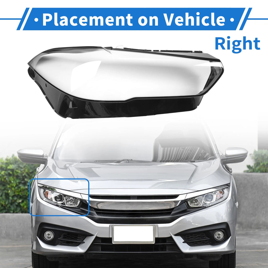 Front Right Headlight Lens Cover Replacement for BMW X5 G05 X6 (2019–2021)