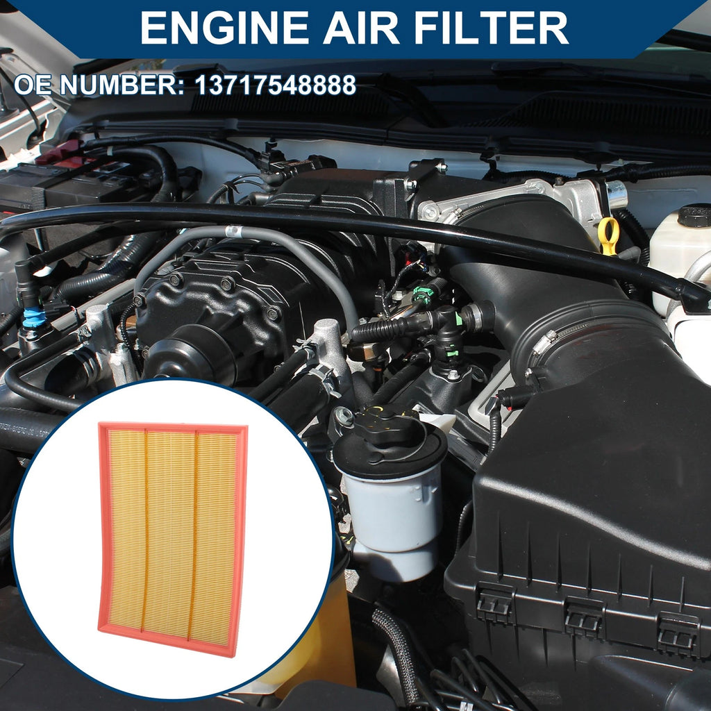 Engine Air Filter Replacement for BMW X5 3.0si (2007–2008)