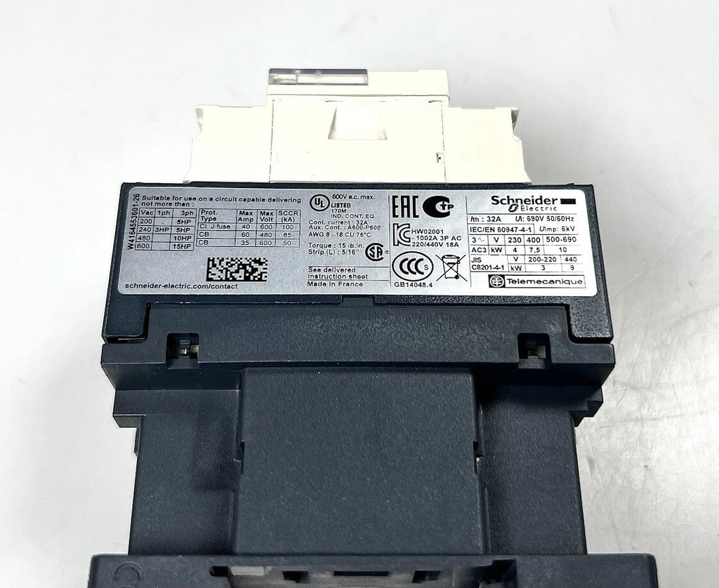 Contactor LC1D18P7 for Schneider Electric (230 VCA)